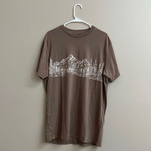 XL LIGHT BROWN MOUNTAIN TENTREE T-SHIRT